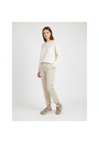 Sneakersy damskie S.Barski, sportowy fason niska cholewka sznurowane dopasowanie miękka wkładka elastyczna podeszwa amortyzująca lekka konstrukcja, b. Okazja: na co dzień. Wysokość cholewki: przed kostkę. Zapięcie: sznurówki. Kolor: beżowy. Materiał: zamsz. Szerokość cholewki: normalna. Styl: sportowy #5