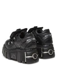 NEW ROCK Sneakersy M-120N-C74 Czarny. Kolor: czarny. Materiał: skóra #6