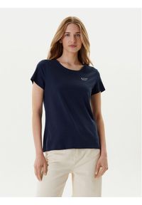 Mustang T-Shirt Alma 1016155 Granatowy Regular Fit. Kolor: niebieski. Materiał: bawełna #1