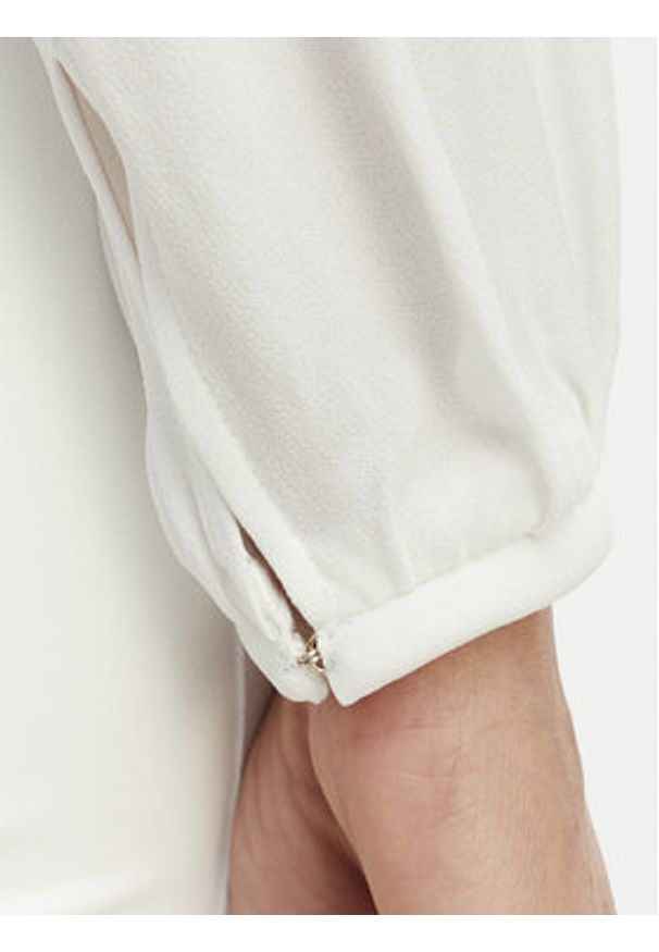 Elisabetta Franchi Body CB-007-62E2-V420 Biały Regular Fit. Kolor: biały. Materiał: wiskoza