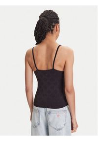 Guess Top V5YP05 Z3OA0 Czarny Slim Fit. Kolor: czarny. Materiał: syntetyk #3