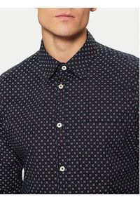 s.Oliver Koszula 2149815 Granatowy Slim Fit. Kolor: niebieski. Materiał: bawełna #8