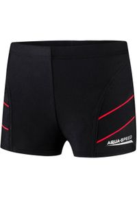 Bokserki pływackie dla dzieci Aqua Speed Andy. Kolor: czerwony, czarny, wielokolorowy #1