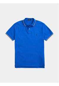 Polo Ralph Lauren Polo 710842621042 Niebieski Slim Fit. Typ kołnierza: polo. Kolor: niebieski. Materiał: bawełna