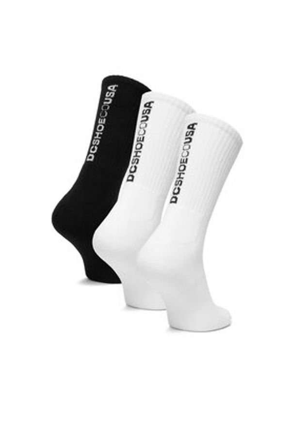 DC Shoes Skarpety długie CEO_BR_DC_2050_W_AW25 (3 PACK) Biały. Kolor: biały. Materiał: bawełna
