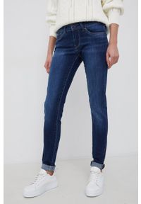 Pepe Jeans Jeansy Pixie damskie medium waist. Kolor: niebieski #1