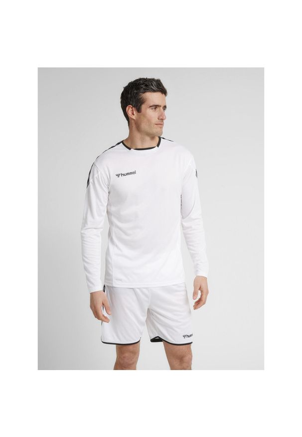 Hummel koszulka męska z długim rękawem hml Authentic Poly Jersey. Kolor: biały. Materiał: jersey. Długość rękawa: długi rękaw. Długość: długie. Sport: fitness, piłka ręczna