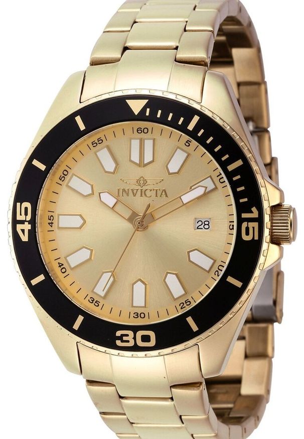 Zegarek Invicta Zegarek marki Invicta model 4631 kolor Zółty. Akcesoria męski. Sezon: Cały rok NoSize
