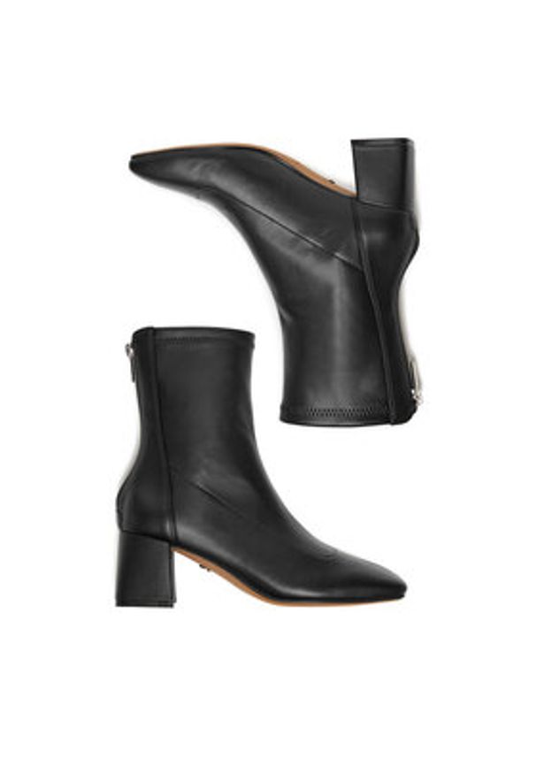 Nine West Botki CEO-ASALA-01 Czarny. Kolor: czarny. Materiał: skóra, materiał