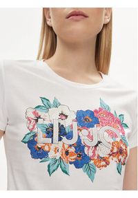Liu Jo T-Shirt MA4340 JS923 Biały Regular Fit. Kolor: biały. Materiał: bawełna