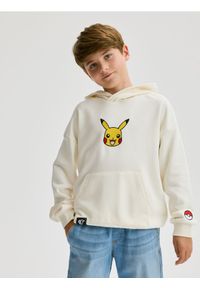 Reserved - Bluza Pokémon - złamana biel. Materiał: bawełna, dzianina