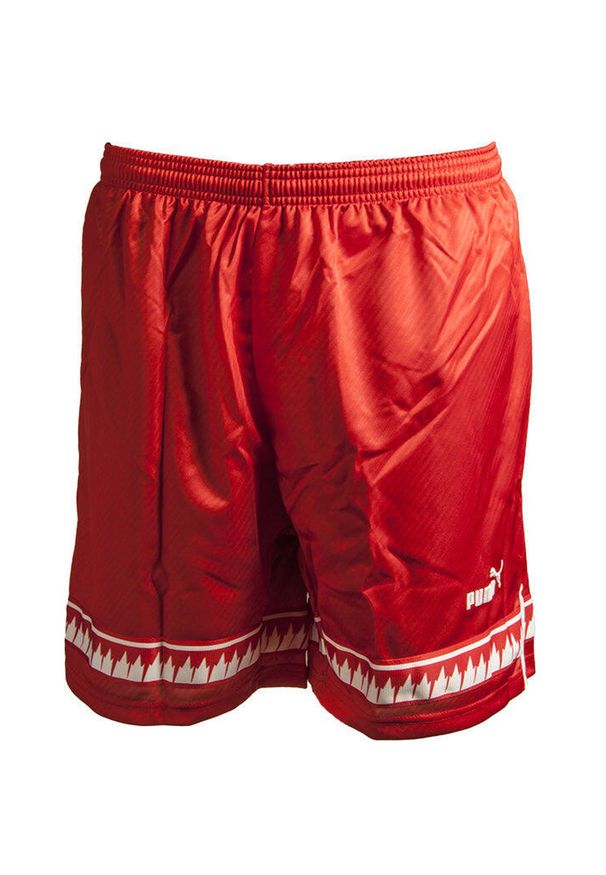 Puma Czerwone M Szorty Sportowe - Lekkie i Oddychające dla Mężczyzn. Kolor: czerwony. Materiał: poliester. Sport: fitness