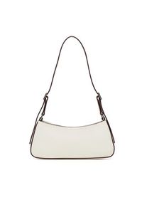 Calvin Klein Torebka Ck Small Shoulder Bag LV04F3170G Biały. Kolor: biały. Materiał: skórzane