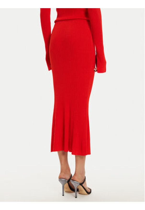 Patrizia Pepe Spódnica midi 8G0423/K9J5-R835 Czerwony Regular Fit. Kolor: czerwony. Materiał: wiskoza