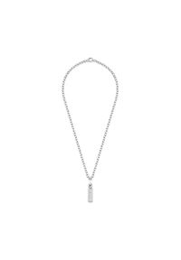 Philipp Plein - PHILIPP PLEIN Naszyjnik Gothic Tag PJTEA04NU Srebrny. Materiał: metalowe. Kolor: srebrny