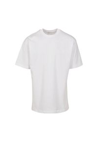 BUILD YOUR BRAND - Koszulka Jersey Premium Dla Dorosłych Unisex. Kolor: biały. Materiał: jersey