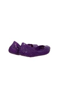 melissa - Baleriny Melissa Campana Papel AD Purple 010423, Fioletowy, Guma. Kolor: fioletowy. Materiał: tworzywo sztuczne. Szerokość cholewki: normalna. Wzór: ażurowy #2
