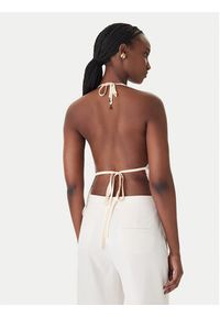 Patrizia Pepe Top 8F0113/J406-W409 Beżowy Regular Fit. Kolor: beżowy. Materiał: wiskoza #3