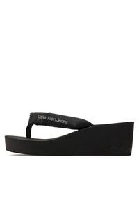 Calvin Klein Jeans Japonki Beach Wedge Sandal Padded Ny YW0YW01397 Czarny. Kolor: czarny #6