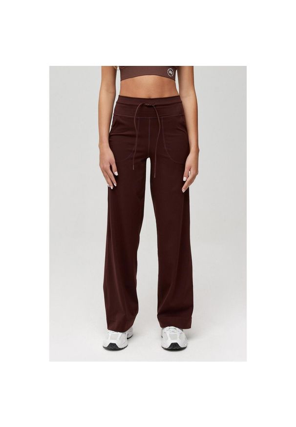 ROUGH RADICAL - Damskie spodnie treningowe Rough Radical Carry. Kolor: brązowy. Sport: fitness