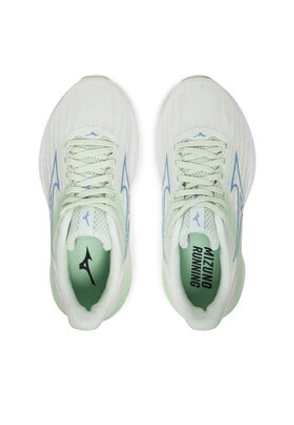Mizuno Buty do biegania Wave Inspire 21 J1GD2544 Zielony. Kolor: zielony. Materiał: materiał. Model: Mizuno Wave