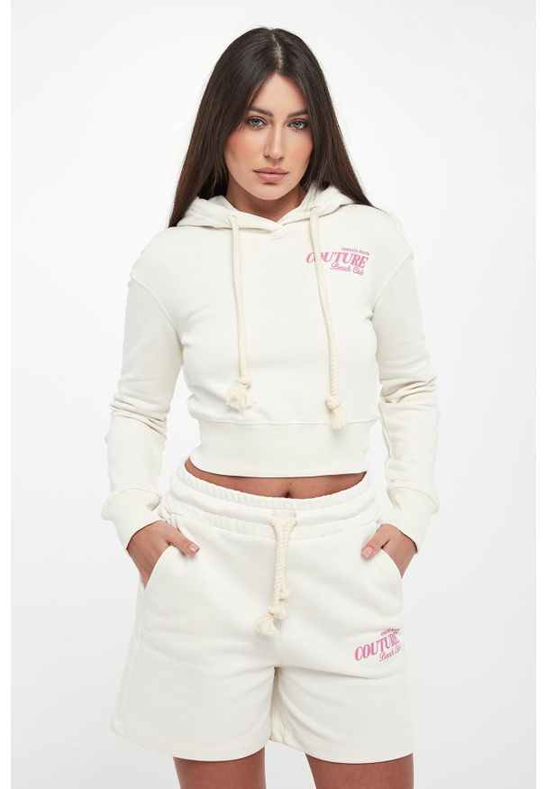 Versace Jeans Couture - Bluza damska z kapturem VERSACE JEANS COUTURE. Typ kołnierza: kaptur