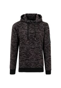 Urban Classics - Bluza z kapturem Urban Classic bomber. Typ kołnierza: kaptur. Kolor: czarny #1