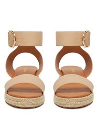 DeeZee Espadryle QS276-1 Beżowy. Kolor: beżowy. Materiał: syntetyk, materiał #5