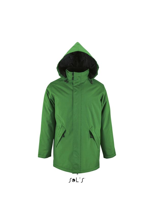 SOL'S - Parka Sol's Robyn. Kolor: zielony. Sezon: zima. Styl: elegancki