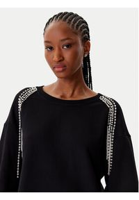 TwinSet - TWINSET Bluza 252LI2MCC Czarny Regular Fit. Kolor: czarny. Materiał: bawełna #5