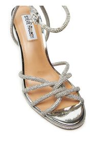 Steve Madden Sandały Kailyn-R SM11003078 Srebrny. Kolor: srebrny. Materiał: materiał #4