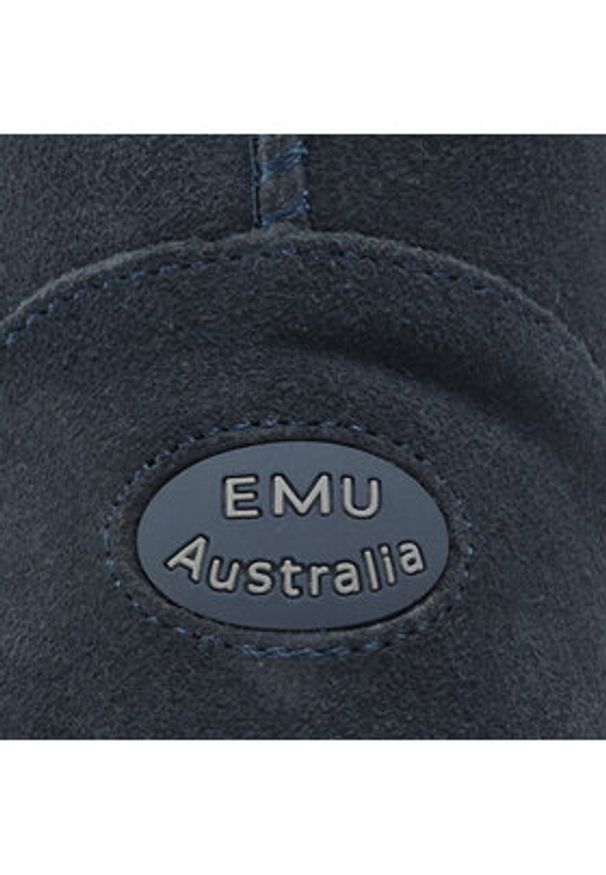 EMU Australia Śniegowce Brumby Lo K10773 Granatowy. Kolor: niebieski. Materiał: zamsz, skóra