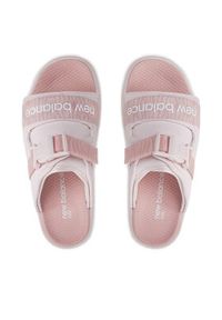 New Balance Klapki SWA330N3 Różowy. Kolor: różowy. Materiał: materiał