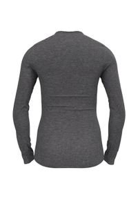 Koszulka damska Odlo BL TOP crew neck l/s ACTIVE WARM ECO. Kolor: wielokolorowy, czarny, szary