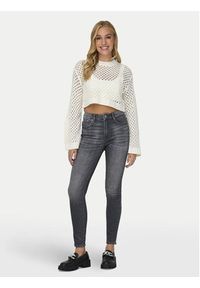 only - ONLY Sweter Milla 15300575 Écru Regular Fit. Materiał: syntetyk