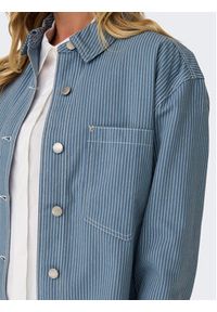 only - ONLY Koszula Merle 15312897 Niebieski Loose Fit. Kolor: niebieski. Materiał: bawełna, syntetyk #3