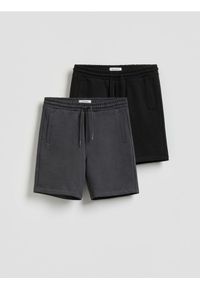 Reserved - Szorty regular 2 pack - wielobarwny. Materiał: bawełna, dzianina #1