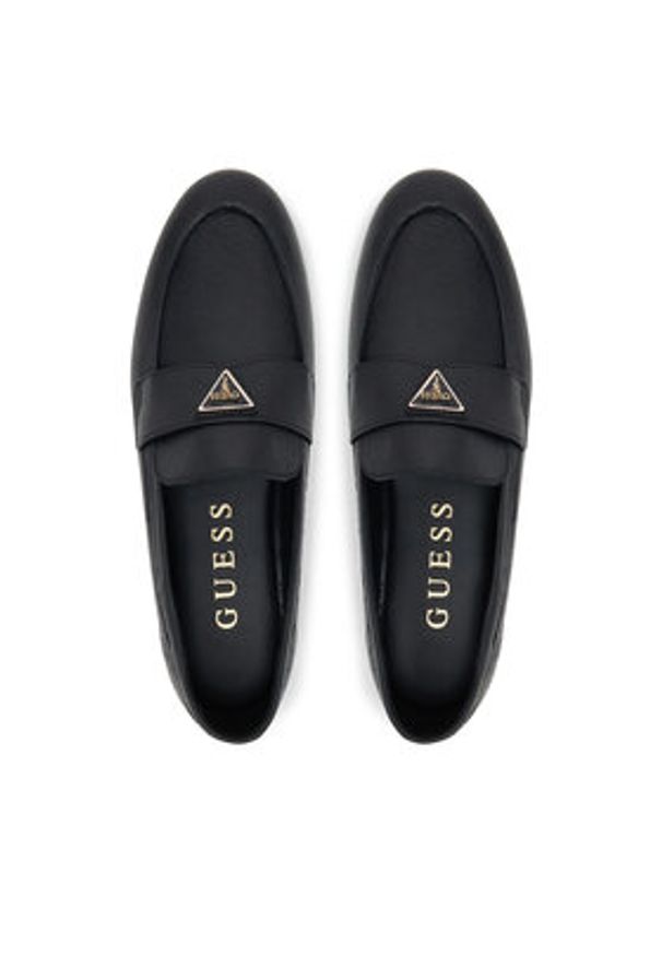Guess Lordsy FLTBAY LEA14 Czarny. Kolor: czarny. Materiał: skóra