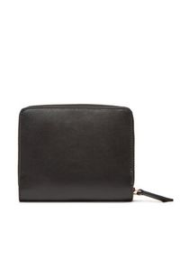 TOMMY HILFIGER - Tommy Hilfiger Mały Portfel Damski Th Leather Slg Med Za Flap AW0AW17499 Czarny. Kolor: czarny. Materiał: skóra #3