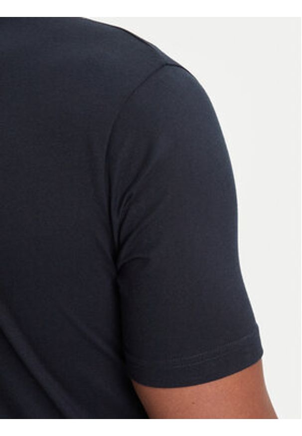 BOSS T-Shirt Iconic Zone 50550113 Granatowy Regular Fit. Kolor: niebieski. Materiał: bawełna