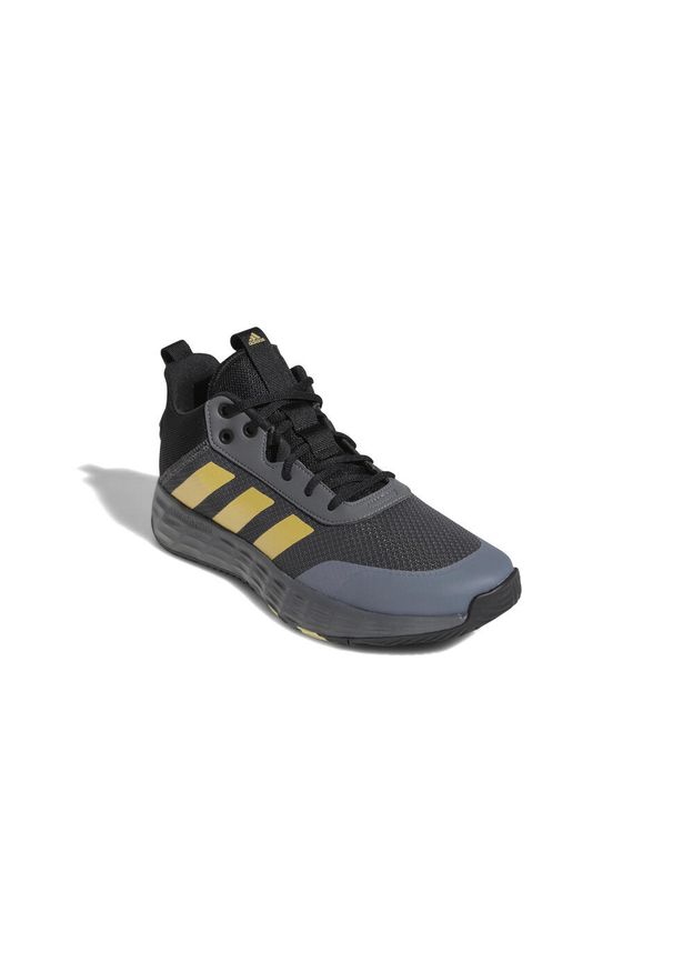 Buty do koszykówki męskie Adidas Ownthegame 2.0. Kolor: czarny, wielokolorowy, żółty. Sport: koszykówka