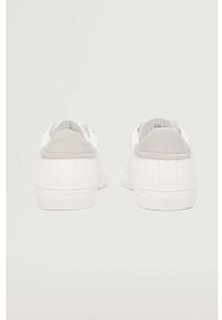 Mango Kids buty dziecięce Jason1 kolor biały. Nosek buta: okrągły. Zapięcie: sznurówki. Kolor: biały. Materiał: guma #4