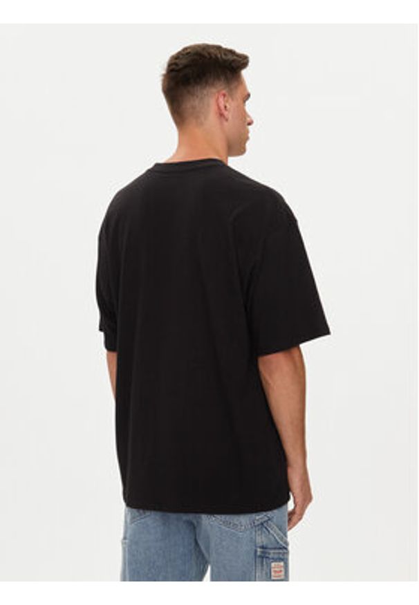 Vans T-Shirt Original VN000G51 Czarny Regular Fit. Kolor: czarny. Materiał: bawełna