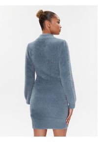 Guess Sukienka dzianinowa W3BK0Z Z3BS0 Granatowy Slim Fit. Kolor: niebieski. Materiał: syntetyk #5