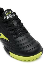 Joma Buty do piłki nożnej Toledo Jr 2501 TOJS2501TF Czarny. Kolor: czarny. Materiał: skóra