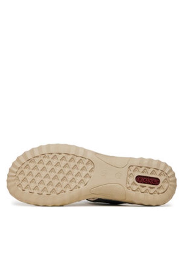 Rieker Klapki 60428-14 Niebieski. Kolor: niebieski. Materiał: skóra