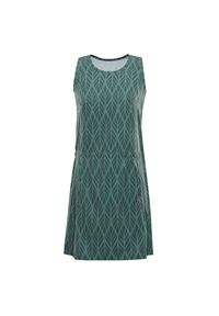 ALPINE PRO Coleena-2 sukienka damska krótka L. Kolor: zielony. Długość: krótkie. Sport: turystyka piesza #1