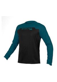 ENDURA - Longsleeve rowerowy męski Endura MT500 Burner. Kolor: wielokolorowy, niebieski, szary, czarny. Długość rękawa: długi rękaw. Sport: kolarstwo #1