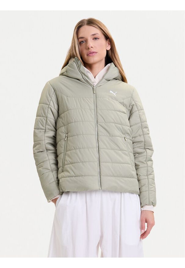 Puma Kurtka zimowa Ess 685231 82 Khaki Regular Fit. Kolor: brązowy. Materiał: syntetyk. Sezon: zima