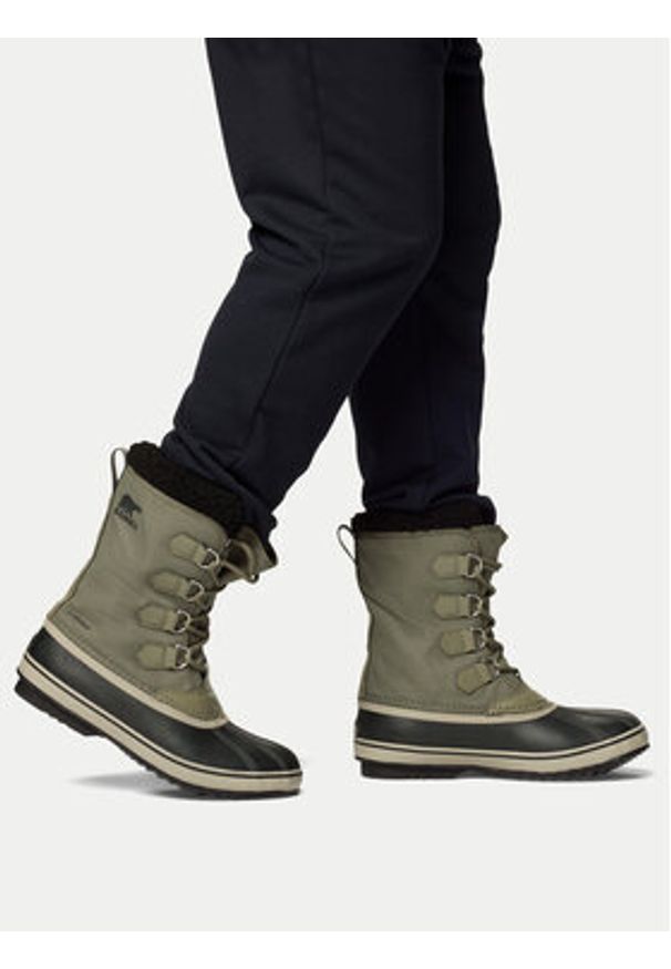 sorel - Sorel Śniegowce 1964 Pac™ Nylon Wp 2114071365 Zielony. Kolor: zielony. Materiał: materiał